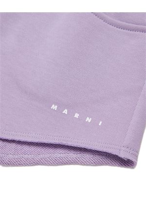lilac cotton shorts MARNI KIDS | M01690M00V00M612